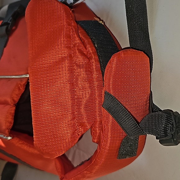 Outward Hound Granby Splash Life Jacket Size Medium Orange/Gray - Picture 11 of 11
